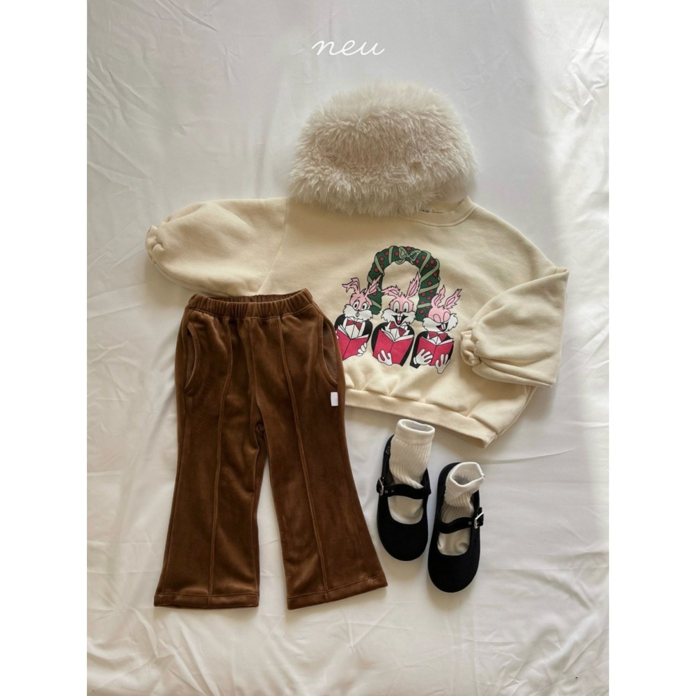 Neu 上衣 노이 바니맨투맨-細節圖10