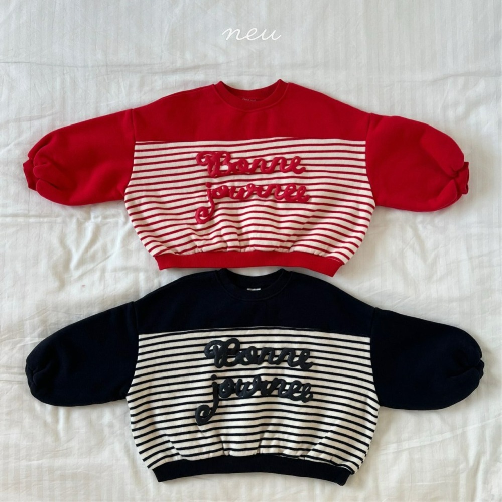 Neu 上衣 노이 본조네맨투맨-細節圖8