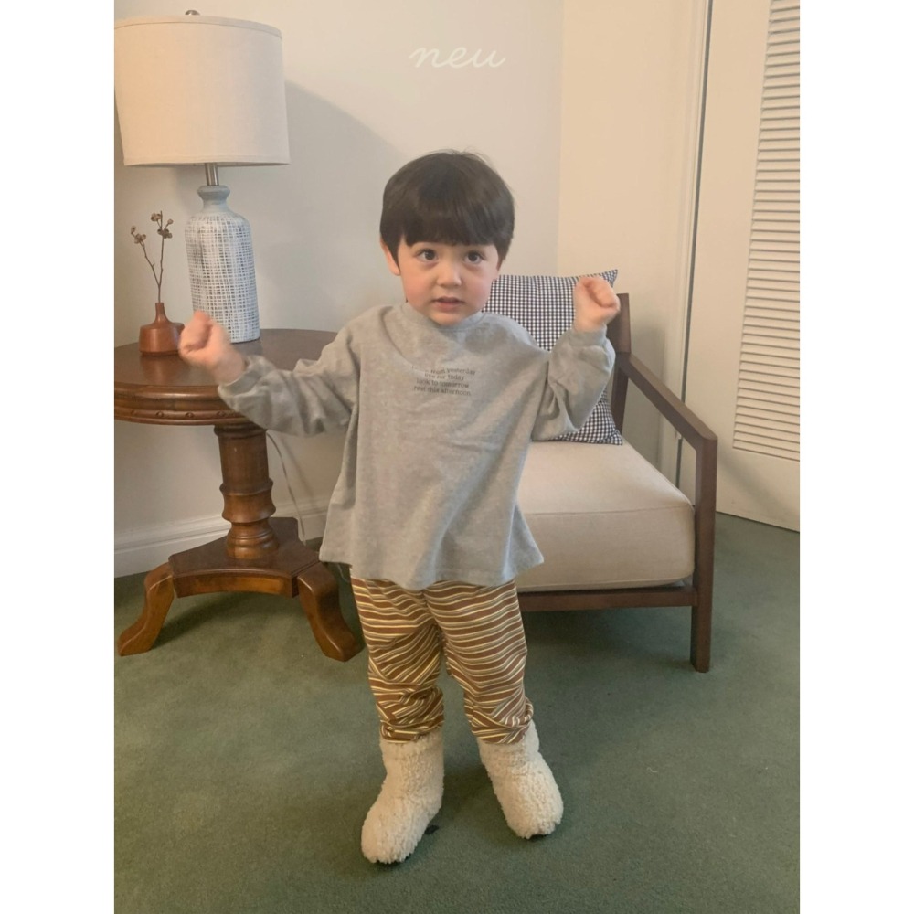 Neu 上衣 노이 피치라운드티-細節圖3