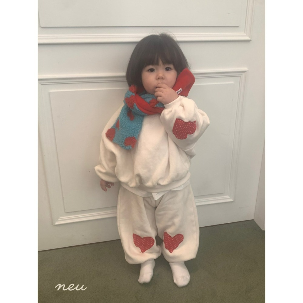 Neu 上衣 노이 하트땡맨투맨-細節圖7