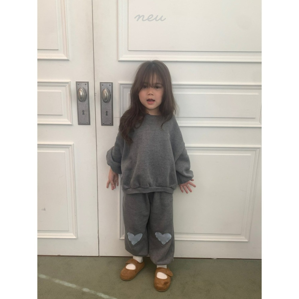 Neu 褲子 노이 하트땡조거팬츠-細節圖2