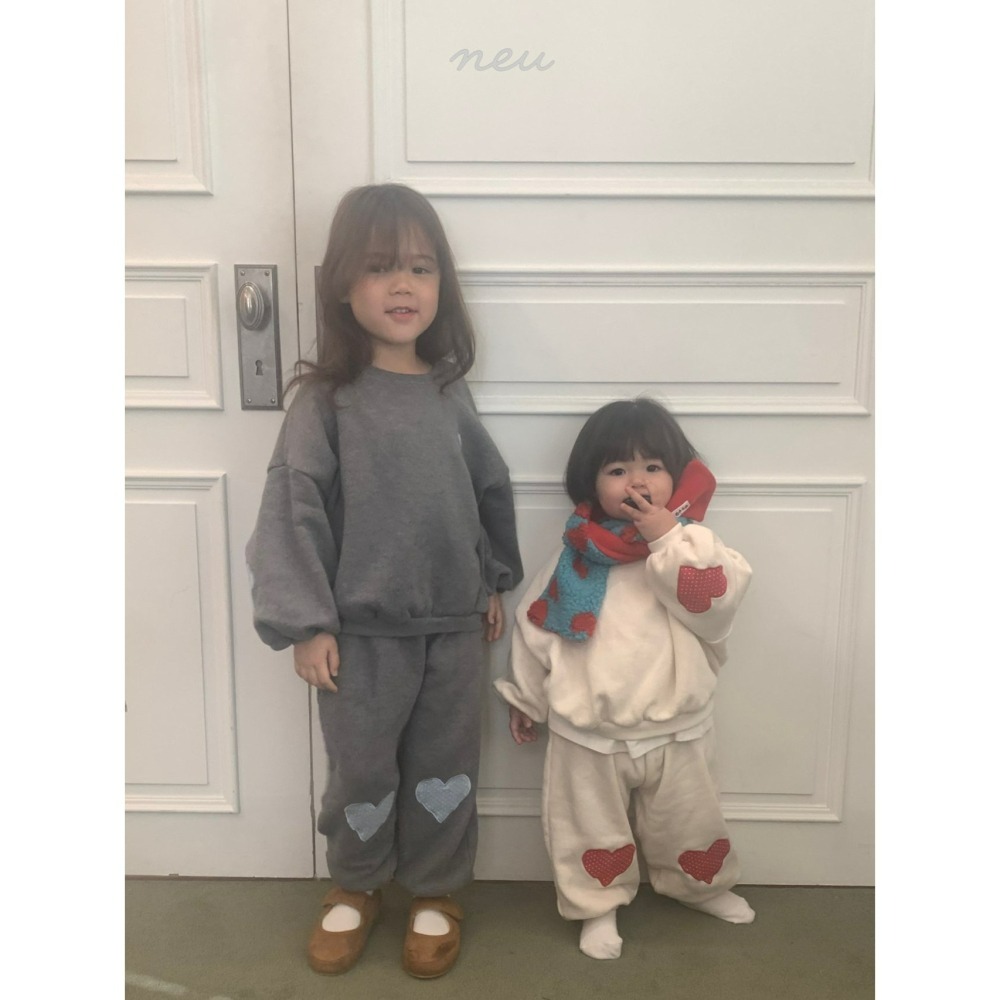 Neu 褲子 노이 하트땡조거팬츠-細節圖4