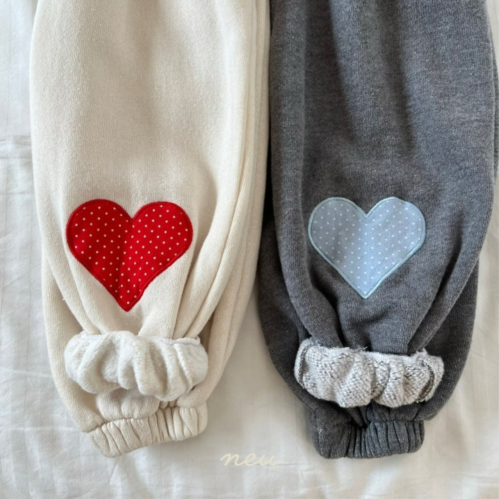 Neu 褲子 노이 하트땡조거팬츠-細節圖9