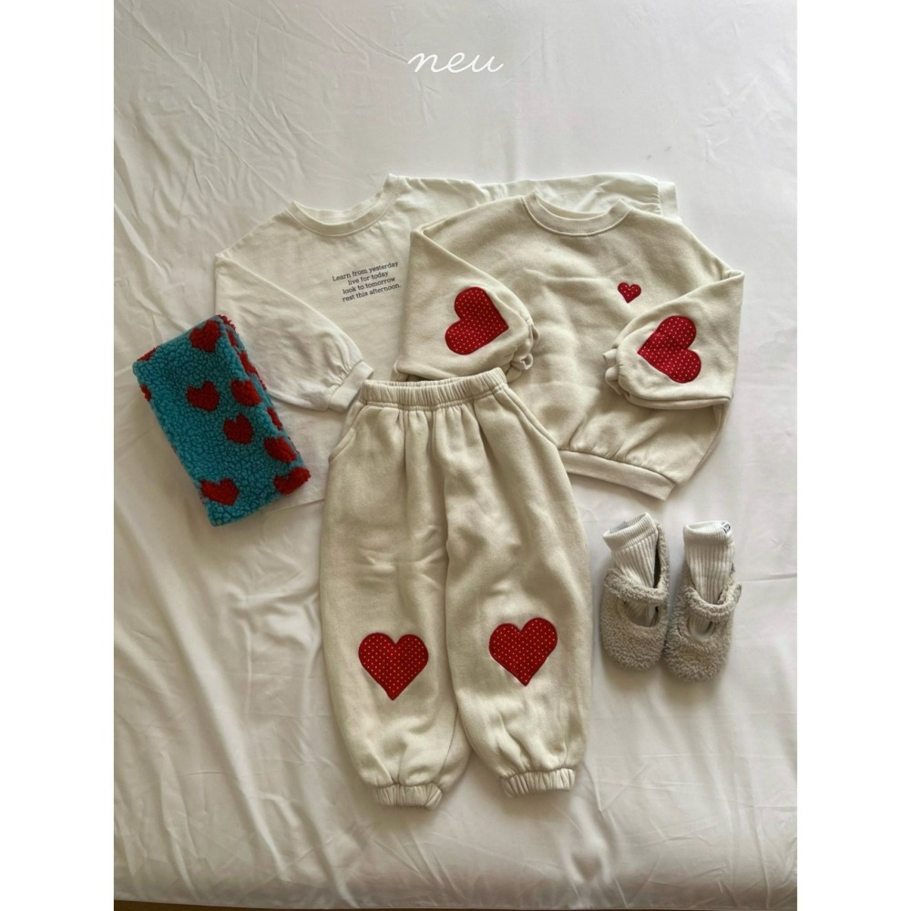 Neu 褲子 노이 하트땡조거팬츠-細節圖10