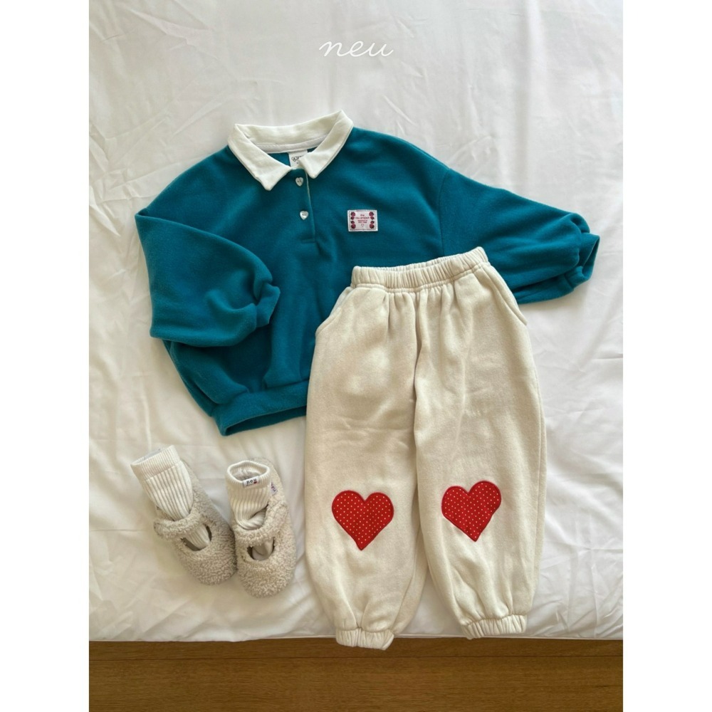 Neu 褲子 노이 하트땡조거팬츠-細節圖11