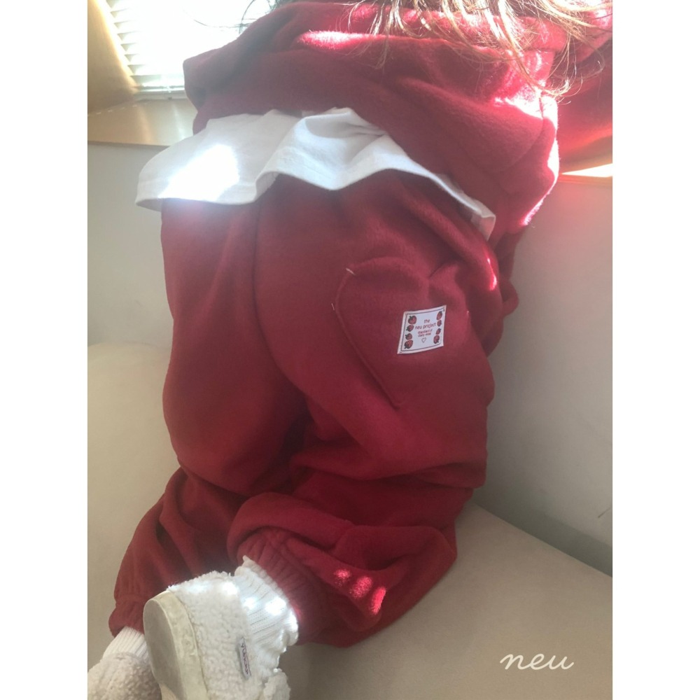 Neu 褲子 노이 하트포켓조거팬츠-細節圖2