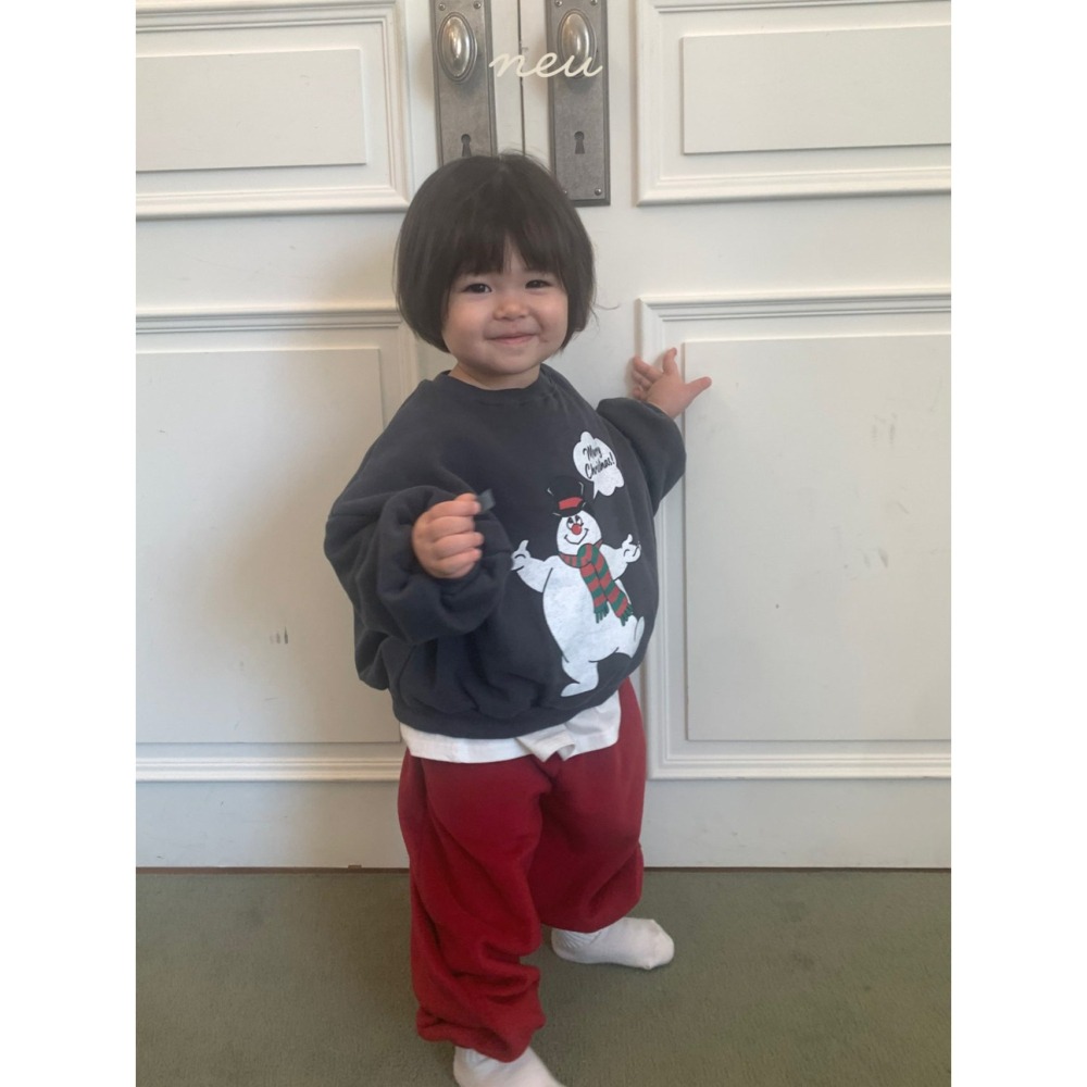 Neu 褲子 노이 하트포켓조거팬츠-細節圖4