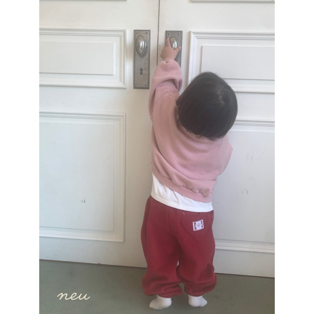 Neu 褲子 노이 하트포켓조거팬츠-細節圖5