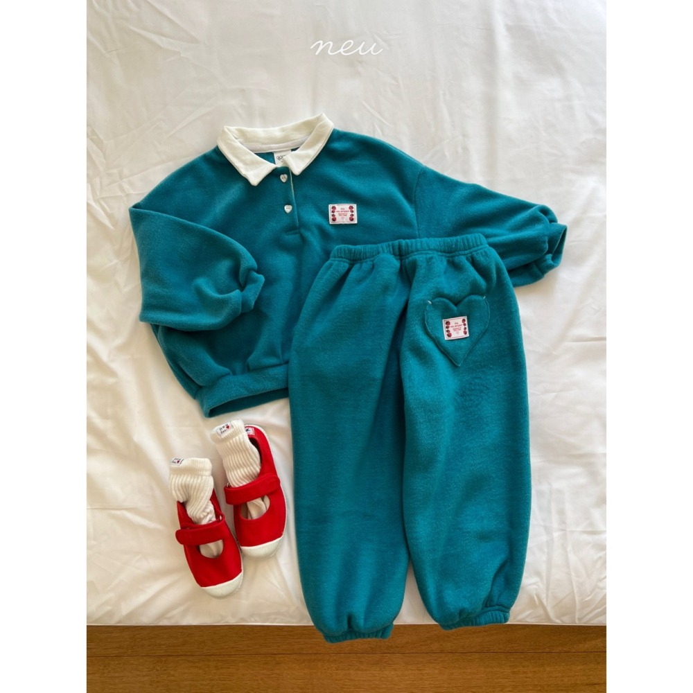 Neu 褲子 노이 하트포켓조거팬츠-細節圖11