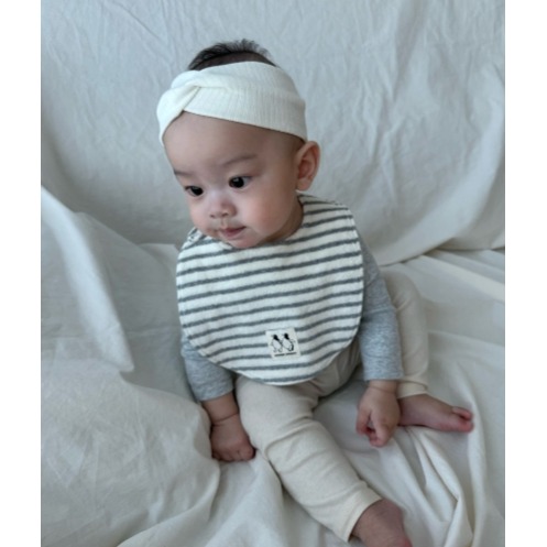 韓國 뚜띠뚜띠 Dduddi Dduddi 質感圍兜 吸水棉-細節圖5