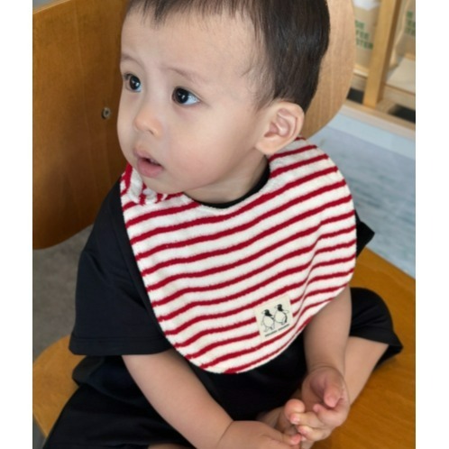 韓國 뚜띠뚜띠 Dduddi Dduddi 質感圍兜 吸水棉-細節圖3