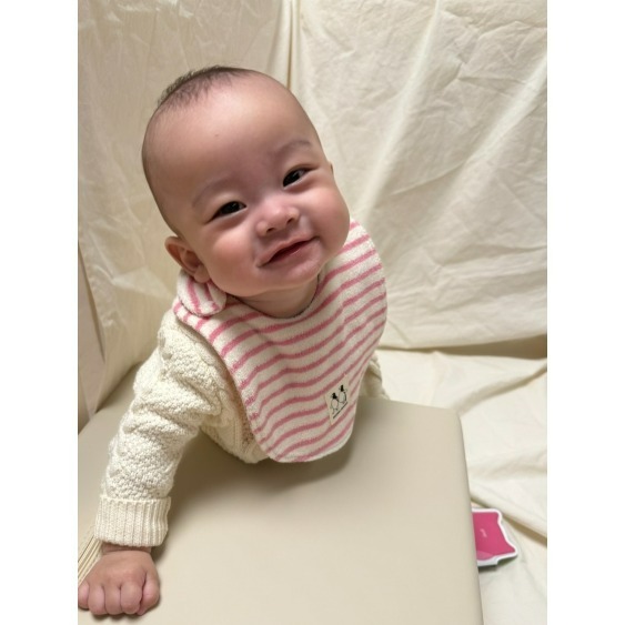 韓國 뚜띠뚜띠 Dduddi Dduddi 質感圍兜 吸水棉-細節圖7