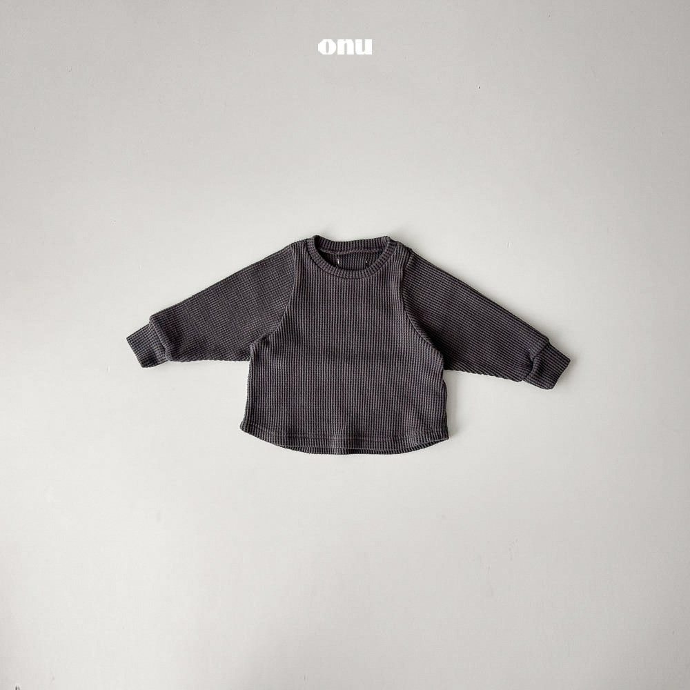 Onu 上衣 오누 기모와플티-細節圖10