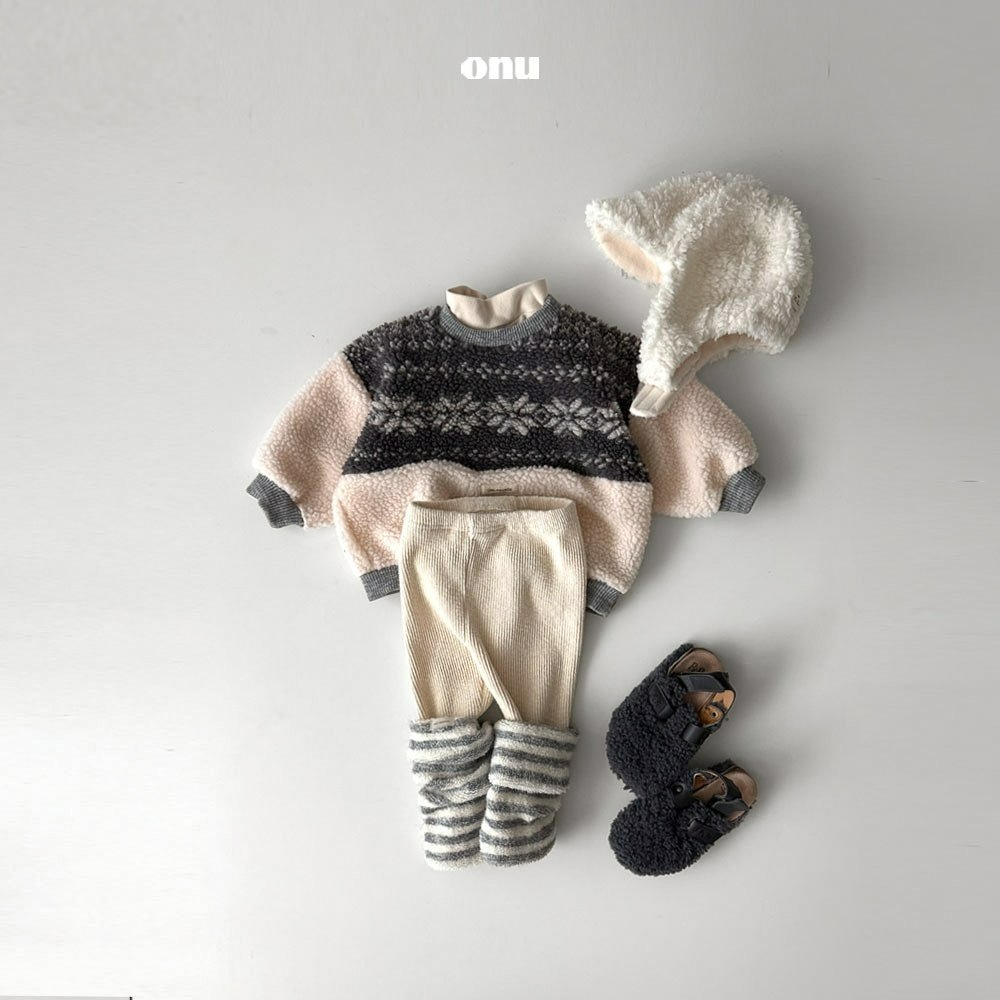 Onu 上衣 오누 덤블맨투맨-細節圖5