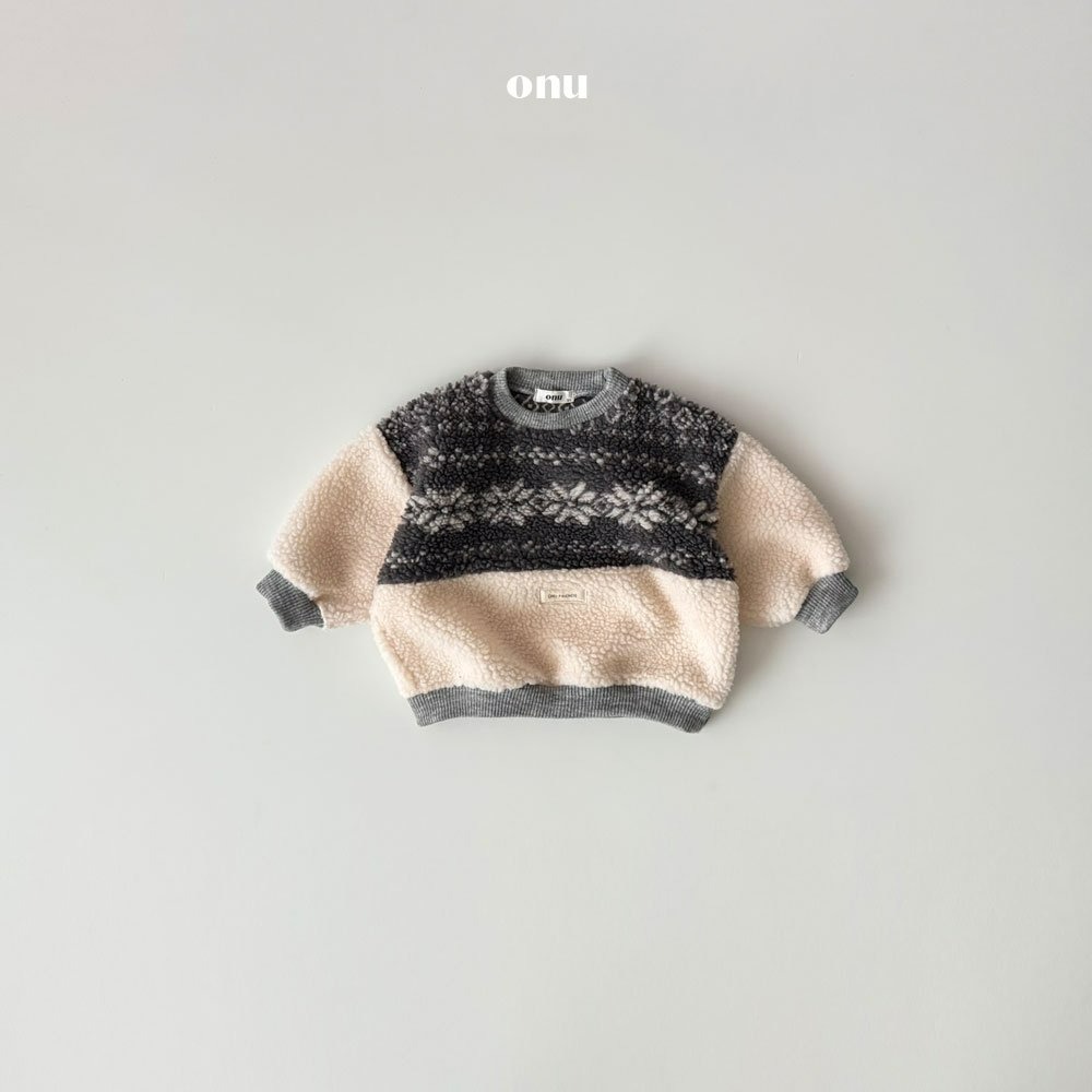 Onu 上衣 오누 덤블맨투맨-細節圖10