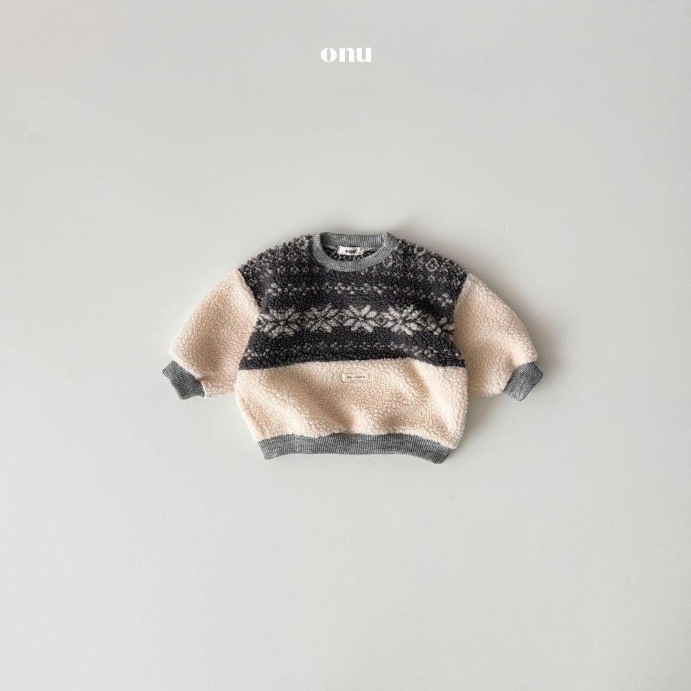 Onu 上衣 오누 덤블맨투맨-規格圖11