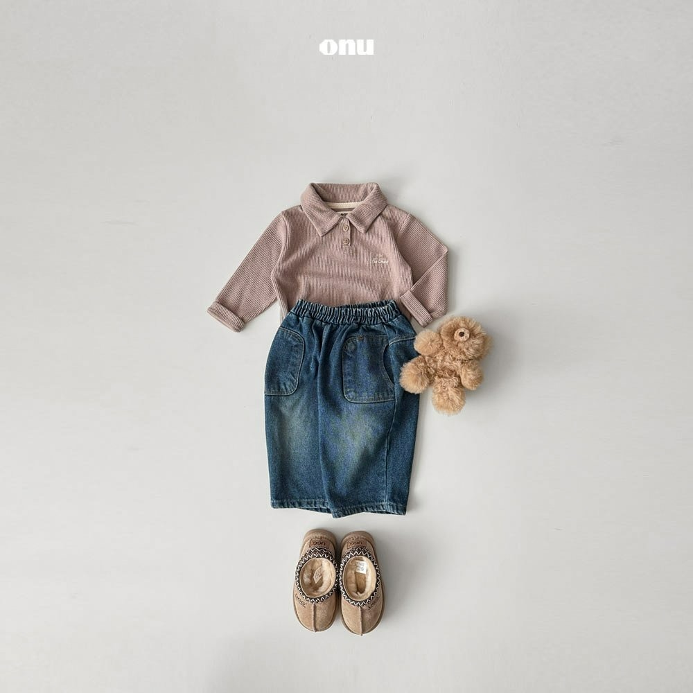 Onu 上衣 오누 버튼카라티-細節圖4