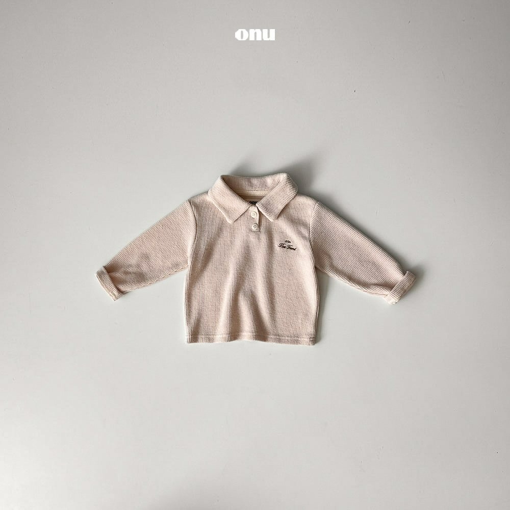 Onu 上衣 오누 버튼카라티-規格圖9