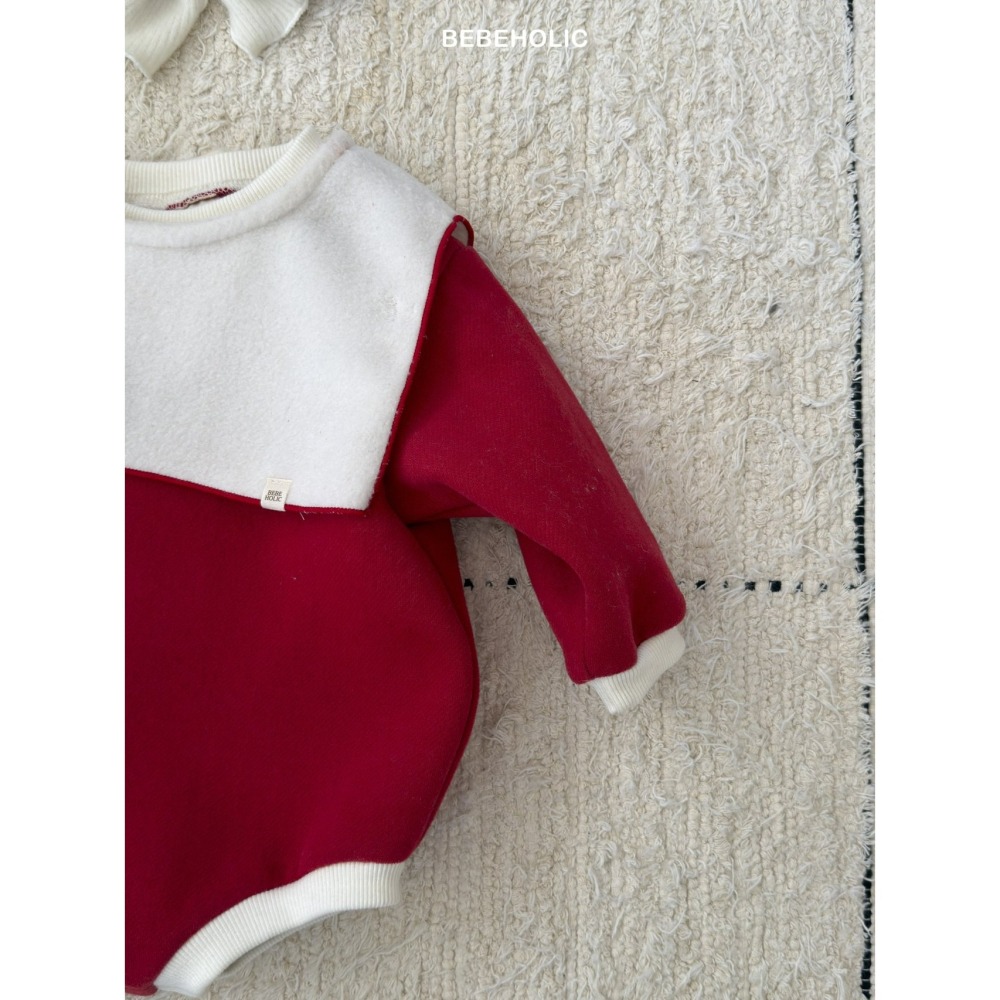 Bebeholic  包屁衣+圍兜 (聖誕套組) 베베홀릭 로엘케이프세트 (크리스마스)-細節圖8