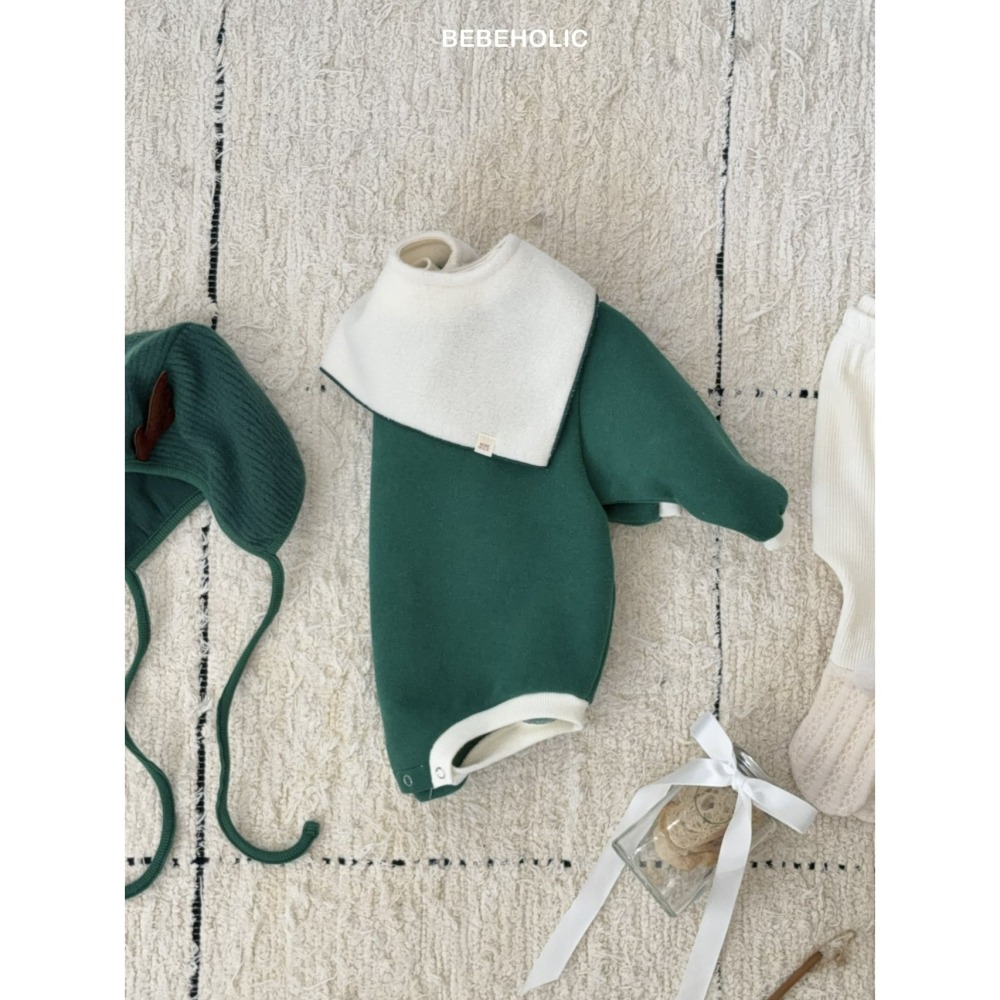Bebeholic  包屁衣+圍兜 (聖誕套組) 베베홀릭 로엘케이프세트 (크리스마스)-細節圖9