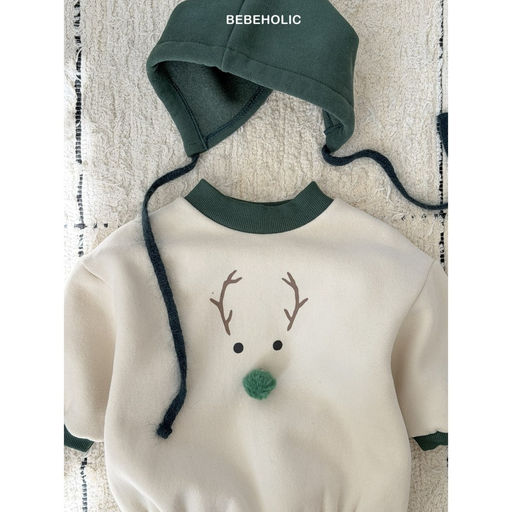 Bebeholic 包屁衣+帽子(聖誕套組) 베베홀릭 루돌프보넷세트 (크리스마스)-細節圖8