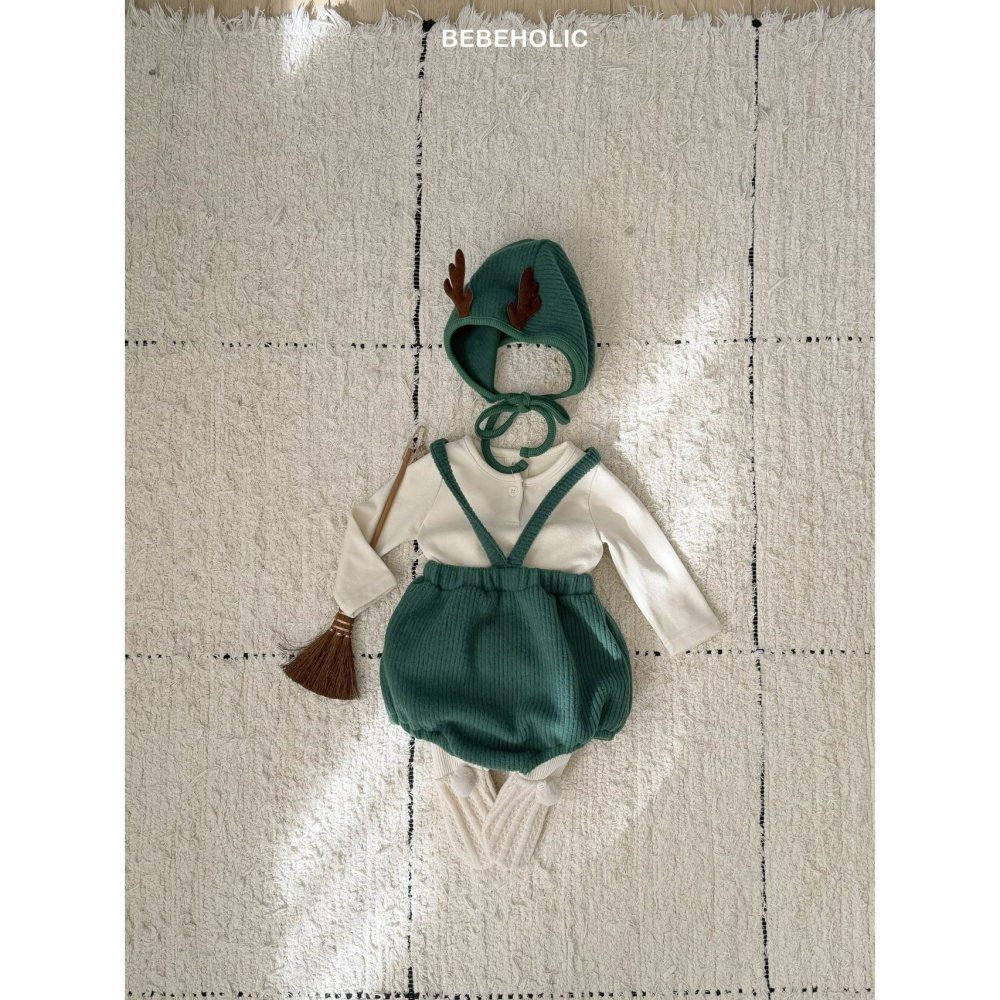 Bebeholic 吊帶褲 (聖誕) 베베홀릭 징글벨멜빵블루머 (크리스마스)-細節圖5