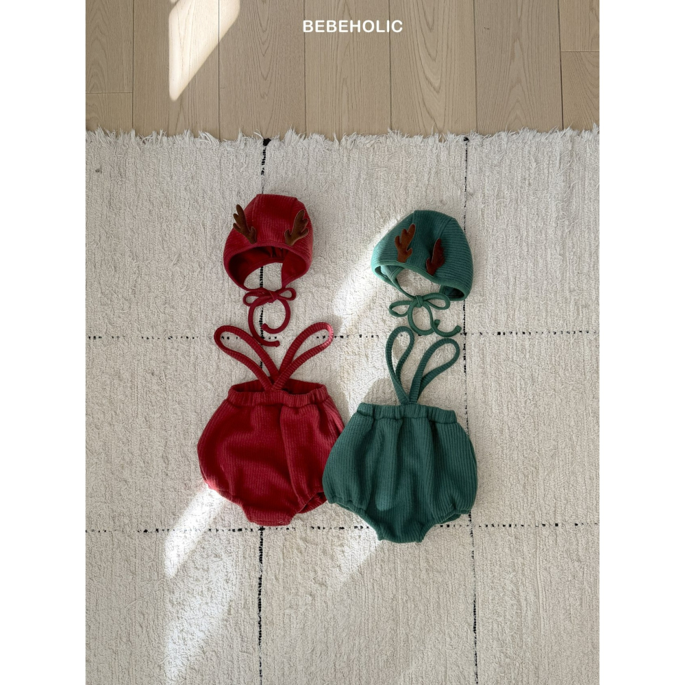 Bebeholic 吊帶褲 (聖誕) 베베홀릭 징글벨멜빵블루머 (크리스마스)-細節圖7