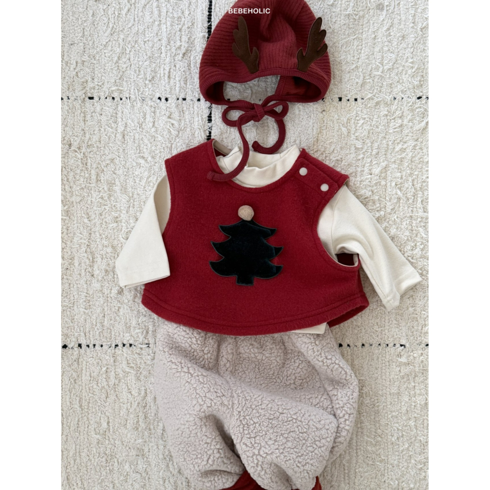 Bebeholic 背心 (聖誕) 베베홀릭 트리베스트 (크리스마스)-細節圖3