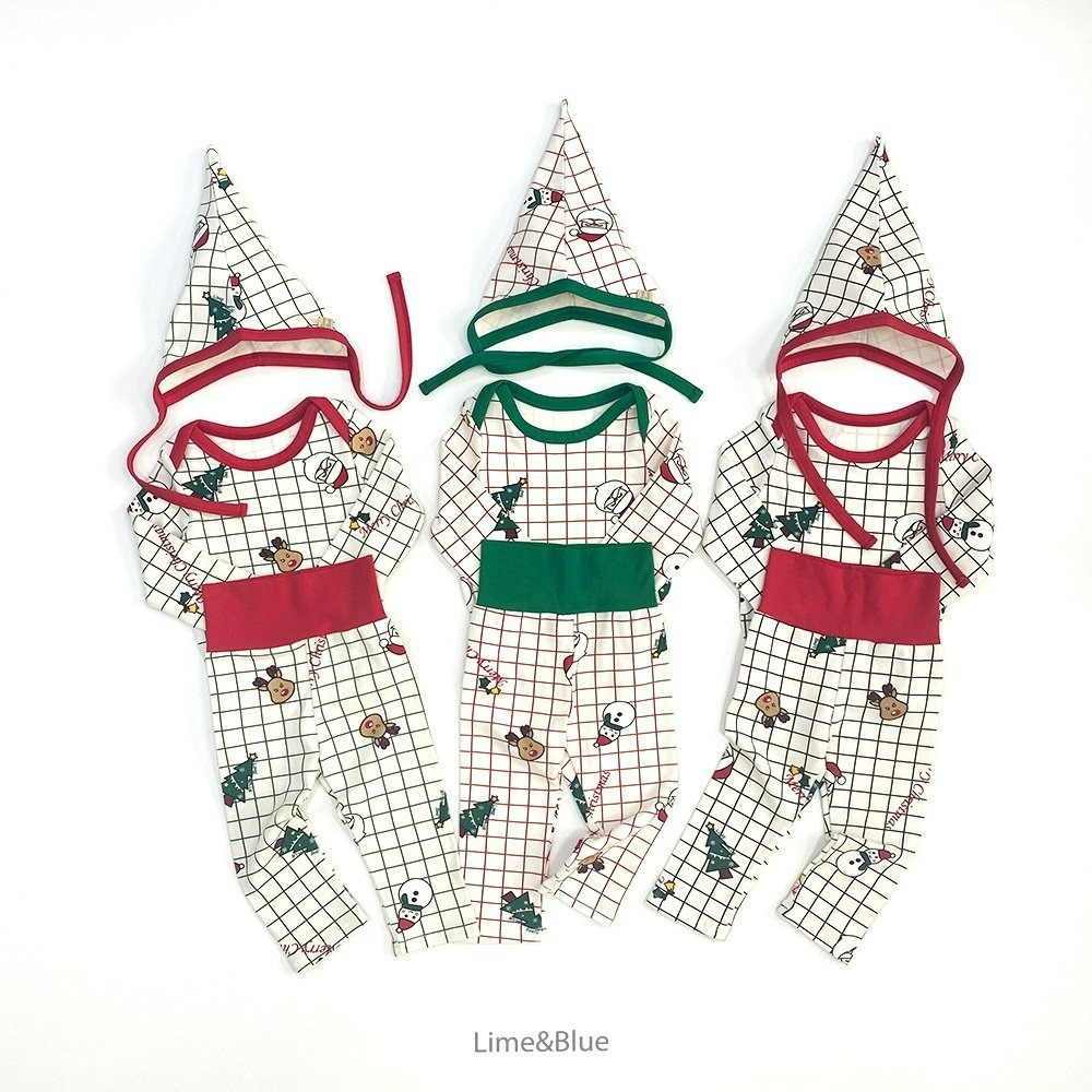 Lime&Blue 上下套裝 (聖誕) 라임앤블 메리크리스마스베이비세트 (크리스마스)-細節圖4