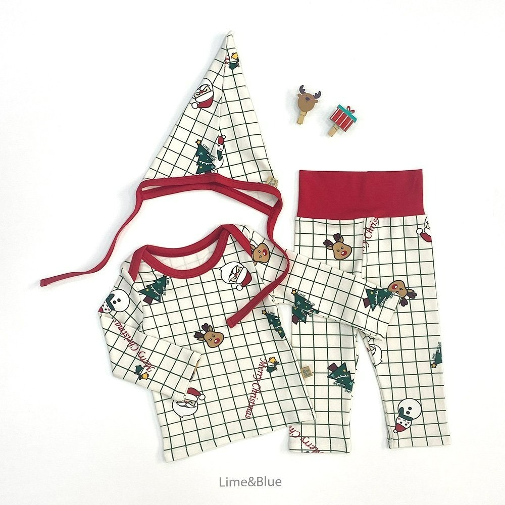 Lime&Blue 上下套裝 (聖誕) 라임앤블 메리크리스마스베이비세트 (크리스마스)-細節圖5