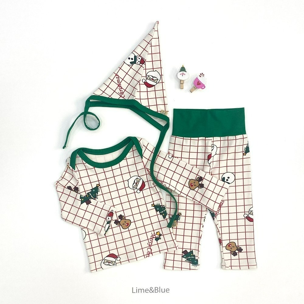 Lime&Blue 上下套裝 (聖誕) 라임앤블 메리크리스마스베이비세트 (크리스마스)-細節圖6