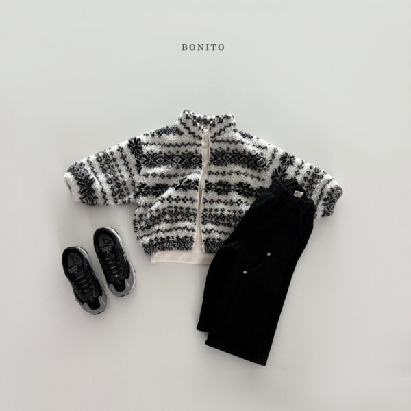 Bonito 上衣 보니토 눈꽃덤블집업-細節圖5