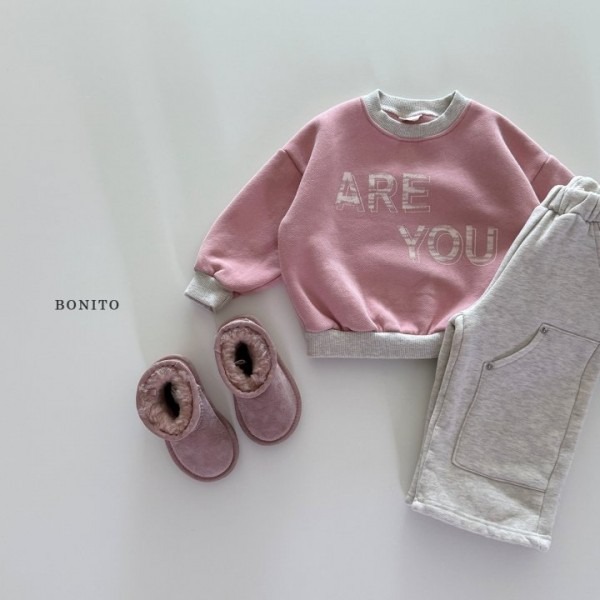 Bonito 上衣 보니토 알유배색맨투맨-細節圖6