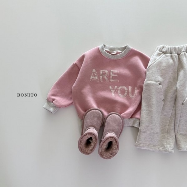 Bonito 上衣 보니토 알유배색맨투맨-細節圖8