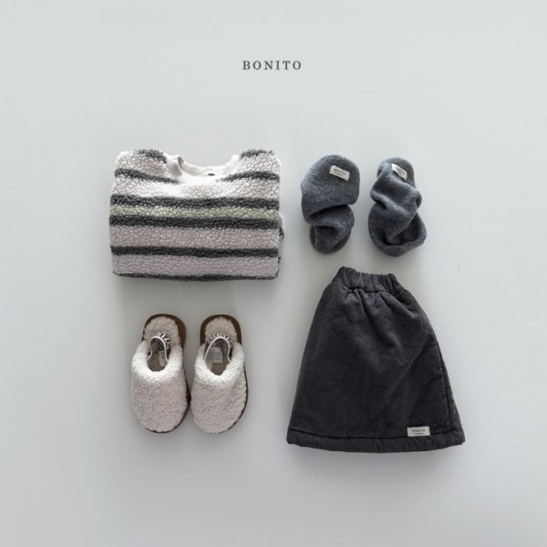 Bonito 上衣 보니토 불규칙줄덤블맨투맨-細節圖8