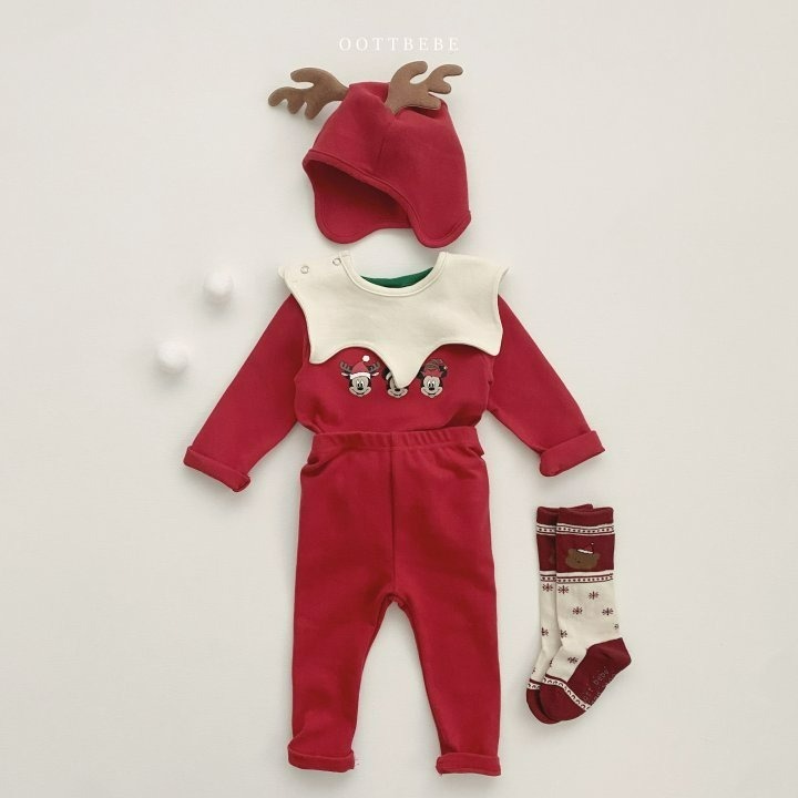 Oottbebe 圍兜 (聖誕) 오뜨베베 베이비턱받이 (크리스마스)-細節圖2