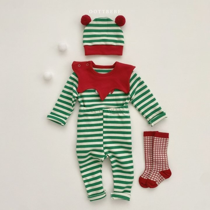 Oottbebe 圍兜 (聖誕) 오뜨베베 베이비턱받이 (크리스마스)-細節圖3