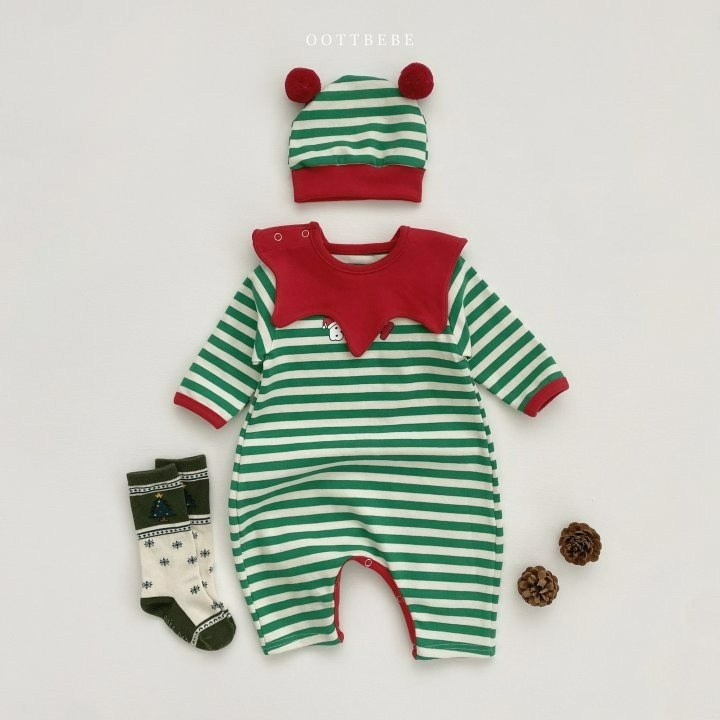 Oottbebe 圍兜 (聖誕) 오뜨베베 베이비턱받이 (크리스마스)-細節圖6