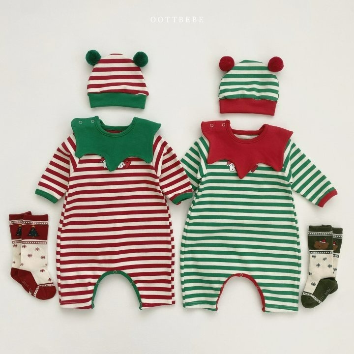 Oottbebe 圍兜 (聖誕) 오뜨베베 베이비턱받이 (크리스마스)-細節圖9
