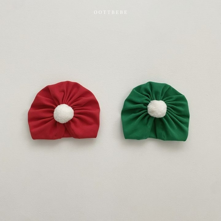 Oottbebe 帽子 (聖誕) 오뜨베베 크리스마스방울터번 (크리스마스)-細節圖3