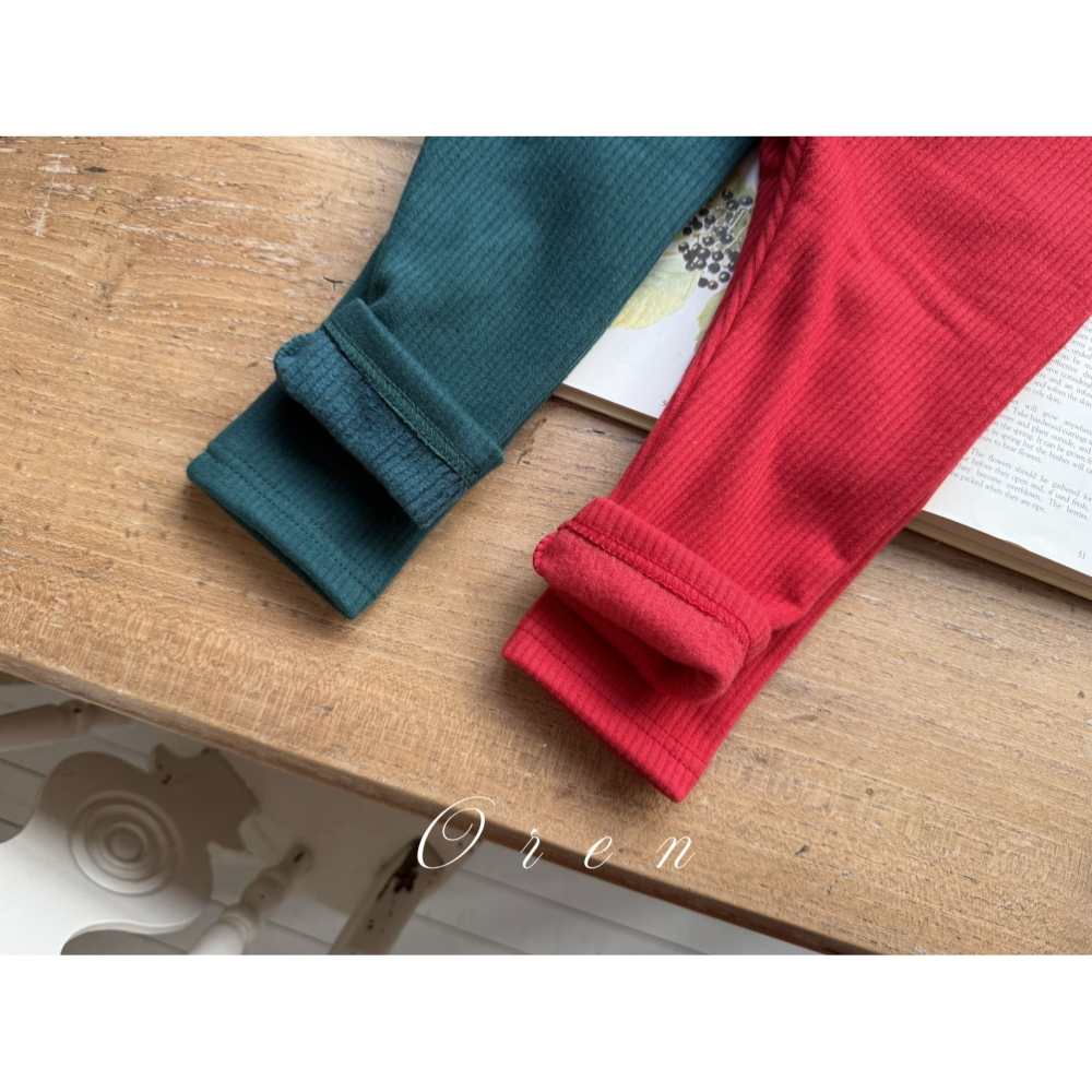 OREN 內搭褲 (聖誕) 오렌 호빵 기모 레깅스 (크리스마스)-細節圖5