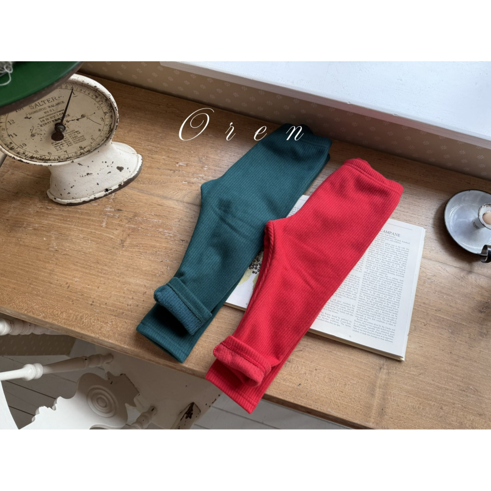 OREN 內搭褲 (聖誕) 오렌 호빵 기모 레깅스 (크리스마스)-細節圖7