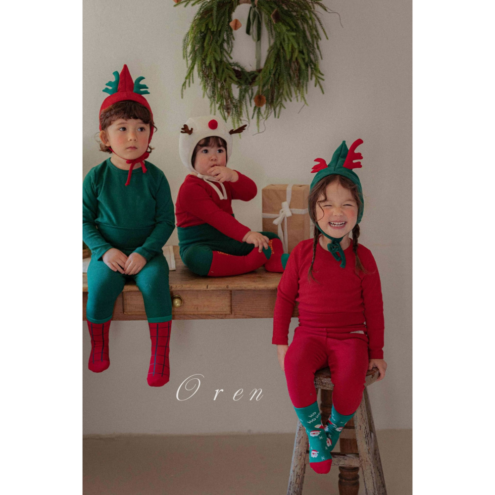 OREN 套裝 (上下) (聖誕) 오렌 산타 실내복  (크리스마스)-細節圖4
