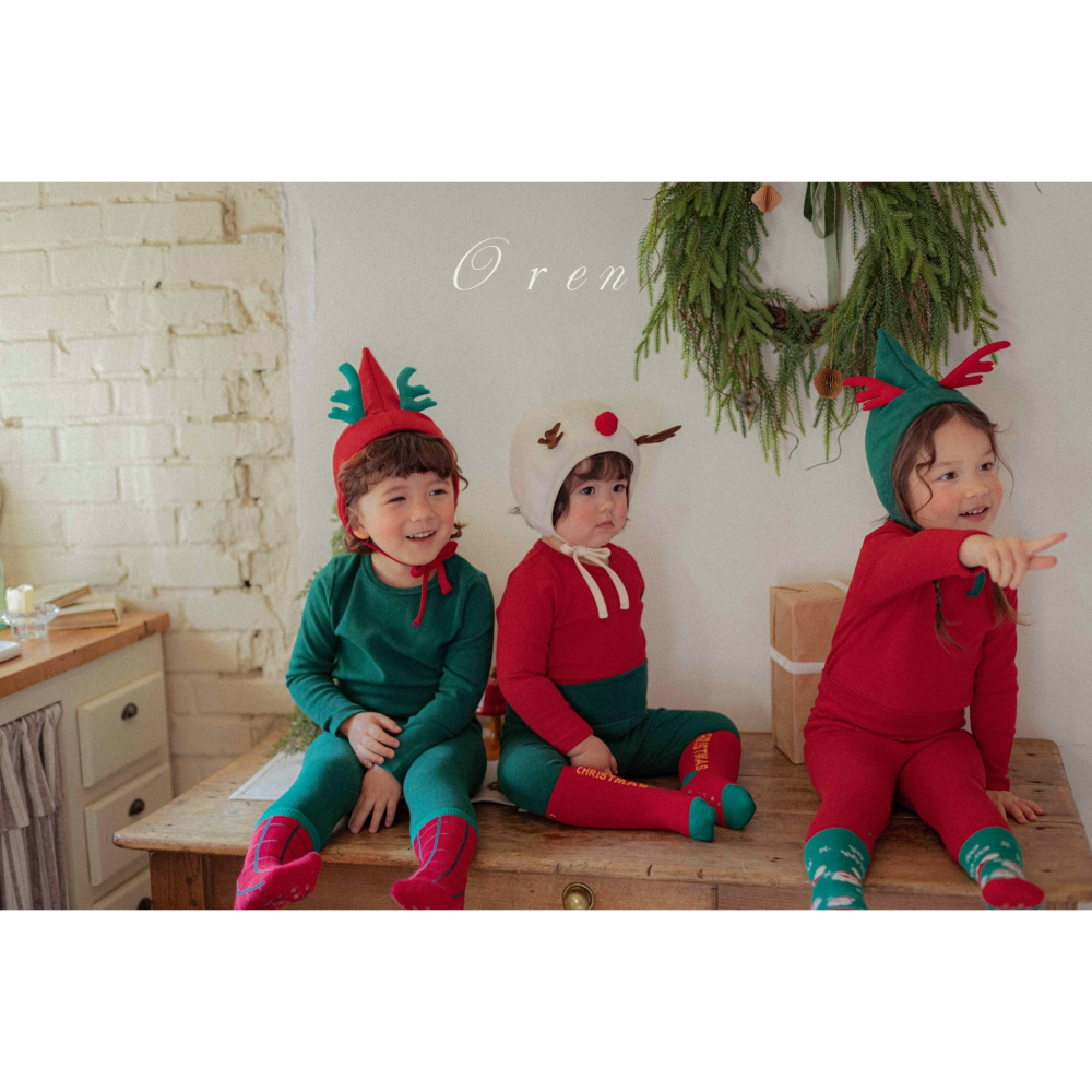 OREN 套裝 (上下) (聖誕) 오렌 산타 실내복  (크리스마스)-細節圖6