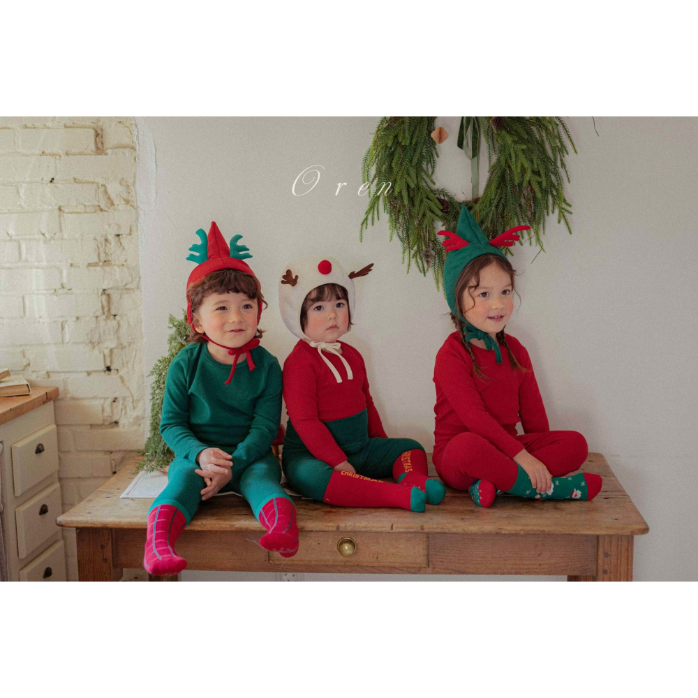OREN 套裝 (上下) (聖誕) 오렌 산타 실내복  (크리스마스)-細節圖7