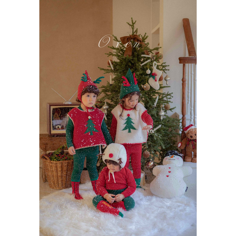 OREN 套裝 (上下) (聖誕) 오렌 산타 실내복  (크리스마스)-細節圖10