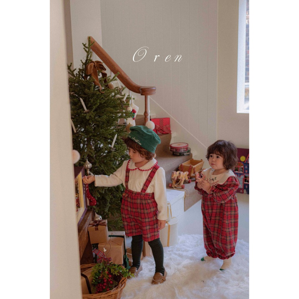 OREN 帽子 (聖誕) 오렌 이브 털방울 베레모 (크리스마스)-細節圖3