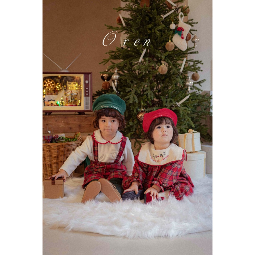 OREN 帽子 (聖誕) 오렌 이브 털방울 베레모 (크리스마스)-細節圖5