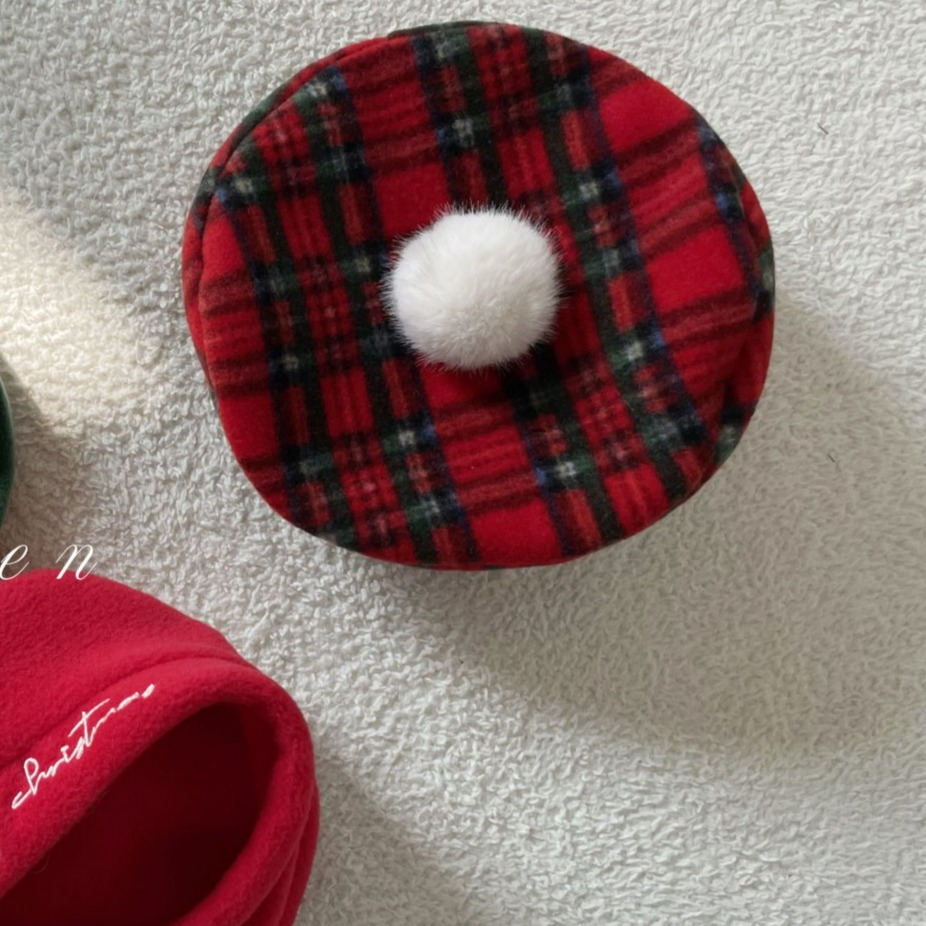 OREN 帽子 (聖誕) 오렌 이브 털방울 베레모 (크리스마스)-細節圖11