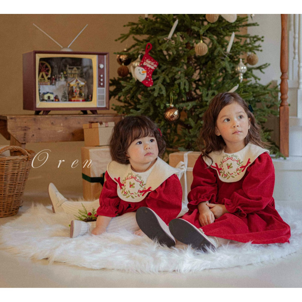 OREN  包屁衣 (聖誕) 오렌 캐롤 슈트 (크리스마스)-細節圖7